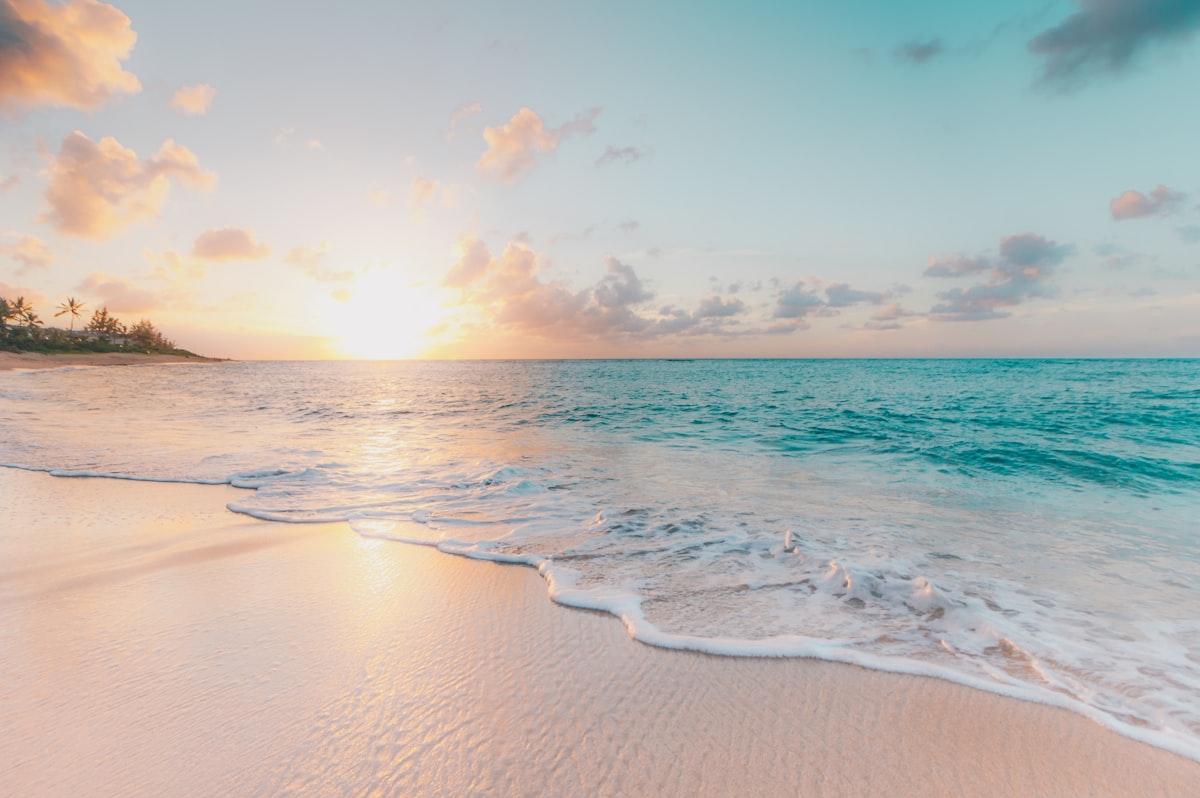Serene ocean view